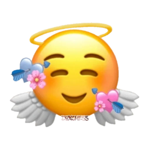 ange emoji, ange emoji, smilik angel, emoji angel ds, émoticônes des emoji