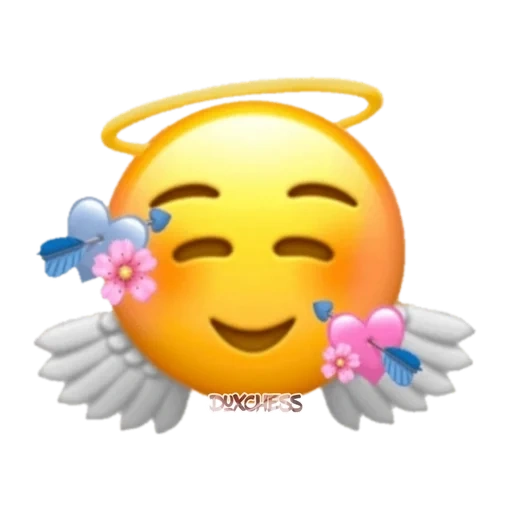 ekspresi malaikat, ekspresi malaikat, smiley angel, ekspresi malaikat ds, emoji