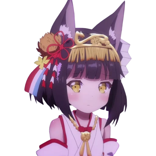 animation art, anime girl, anime girl, cartoon beauty, bastet anime neko