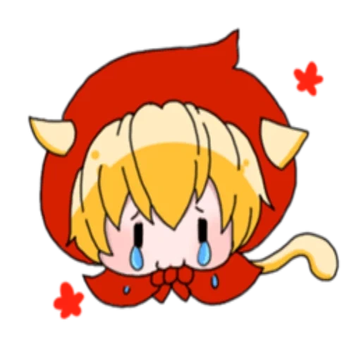 anime, dong ho chibi, chibi red tog, fiandre red red cliff, fiandre red donghao chibi