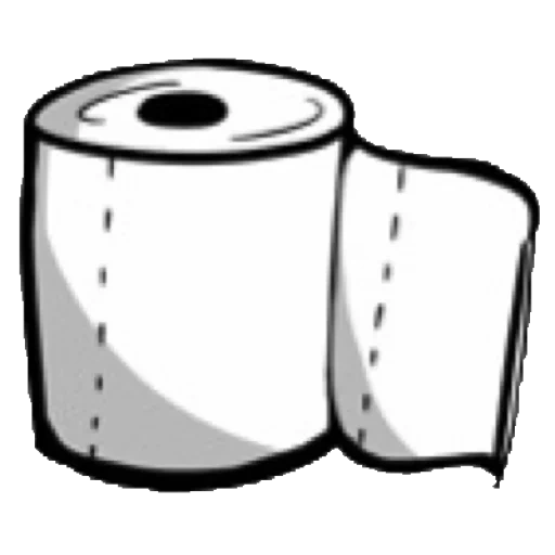 туалетная бумага, туалетная бумага вектор, туалетная бумага иконка, туалетная бумага мультяшная, раскраска туалетная бумага детей