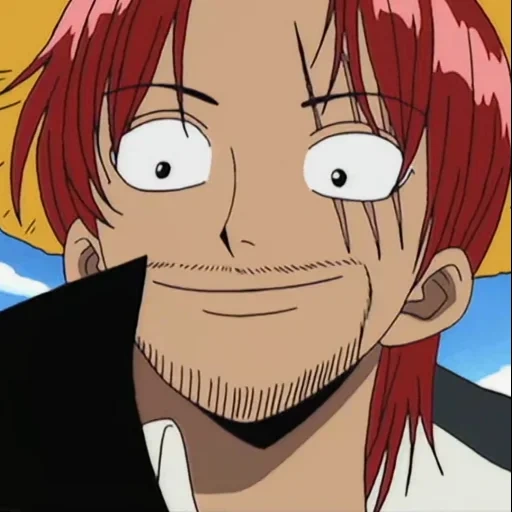 van pease, luffy shanks, anime one piece, cartoon characters, shanks one piece