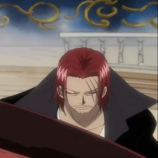 shanks, animation, lay one's hands with a sword, shanks van pease, shanks royal will