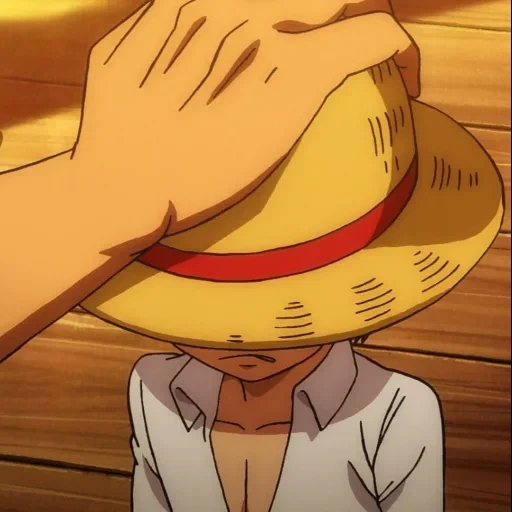 luffy, van pease, luffy cap, anime wide-brimmed hat