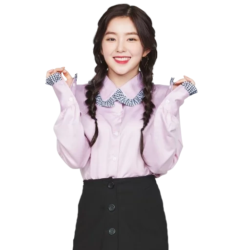 red velvet irene, jong yong ju jung yun joo 정연주, irene red velvet pertumbuhan penuh, red velvet memperpanjang kontrak, seragam sekolah beludru merah irene