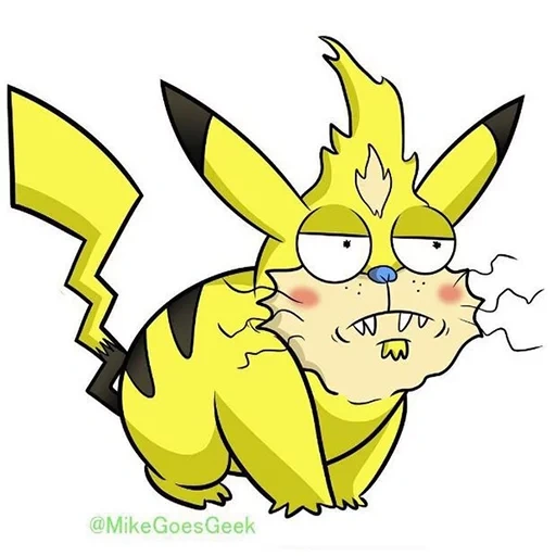 pikachu, pikachu lechu, rico morty pokemon, pok é mon pikachu is evil, pikachu enemy of pok é mon