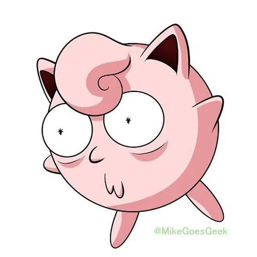 pig, jiglipuff, pig face, rico morty pokemon, giglipuff pokemon