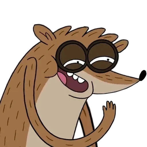 général, rigby raccoon, animation ordinaire, dessins animés ordinaires de rigby