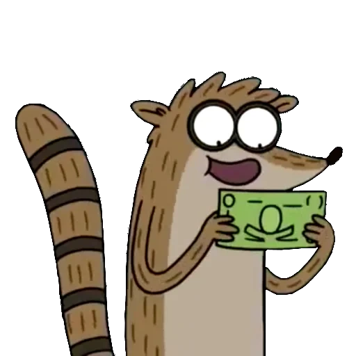 rigby, rigby rakun, rigby raccoon, kartun biasa, rigby kartun biasa