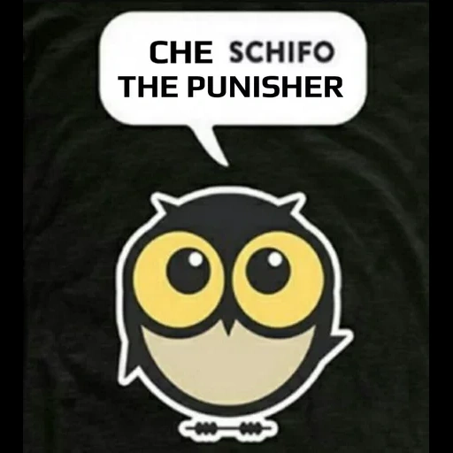 owl, owl's head, a funny joke, migliore jay, the quotation is funny
