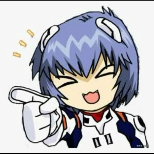 anime, rey ayanami, evangelion rei, ayanami rey chibi, evangelion anime chibi