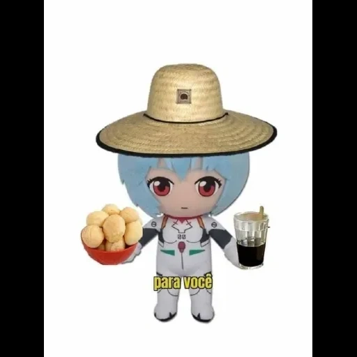 plyush rei, rei chikita, rey en peluche, personnages d'anime, ayanami en peluche