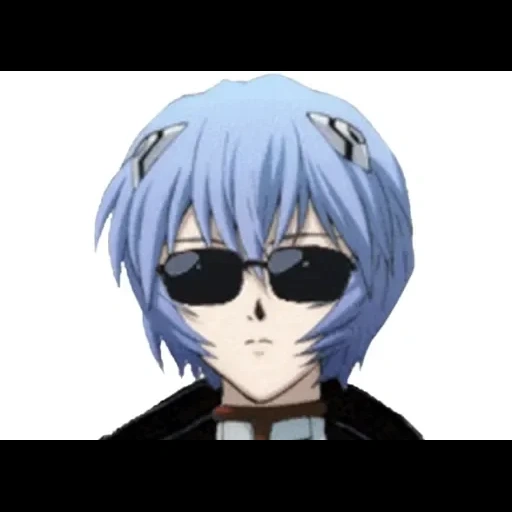 animation, anime aqua, misatosexual, gospel 3.0 rey, anime sunglasses