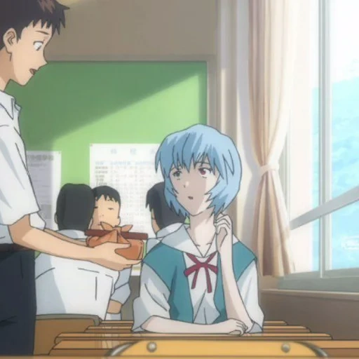 anime, rey ayanami, rei evangelion, anime characters, evangelion rei ayanami