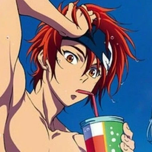 anime, garçons d'anime, personnages d'anime, torse de rin matsuoka, personnages de style libre rin matsuoka