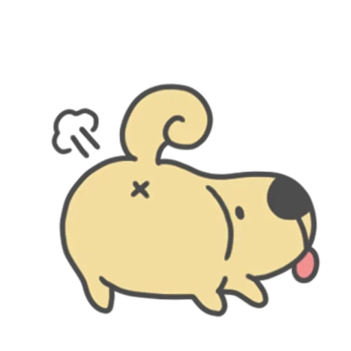 clipart, chien loko, bugcat capoo, dessins kawaii, les animaux sont mignons