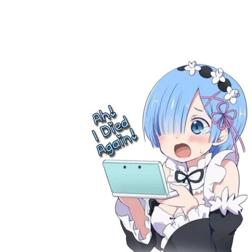 re nol, anime rem, anime rem, re zero rem, karakter anime