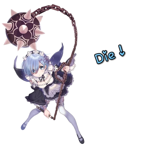 ray zero, re zero rem, re zero rem, personagem de anime, rem ray zero devil