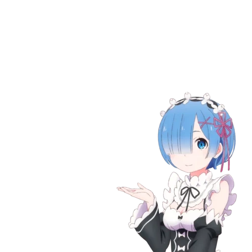 animação, animação de pintura de figura, animação ram, rem re zero, rem zero rem