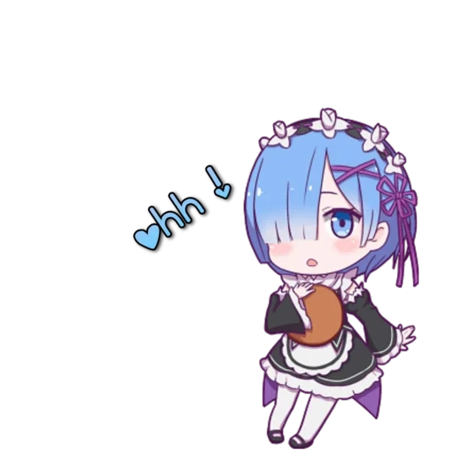 rehm que rojo, rem re zero, reme cero, entonces cero red cliff, re zero rem chibi