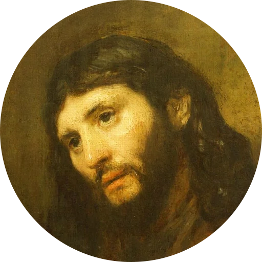 rembrandt, rembrandt jesus, lukisan rembrandt, artis rembrandt, christ head rembrandt