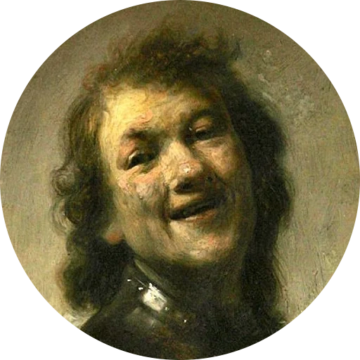 rembrandt, lukisan rembrandt, rembrandt democritus, potret diri rembrandt 1640, rembrandt tertawa rembrandt