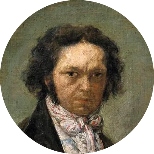 francisco goya, francisco de goya, retrato de chico goya, francisco goya 1746-1828, autoretrato de francisco goya