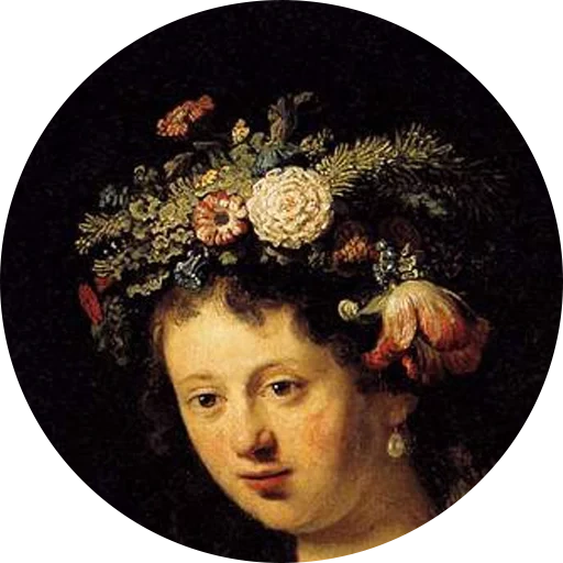 rembrandt, rembrandt flora, rembrandt flora 1634, saskia flora rembrandt, rembrandt flora hermitage