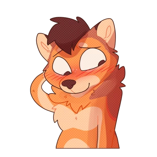 fox, fuli, animation, character