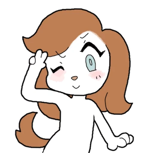 anime, human, woman, hug the meme, jaiden animations