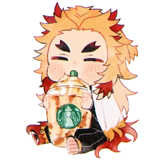 chibi rengoku, kokushibo chibi, anime rengoku, kimetsu no yaiba