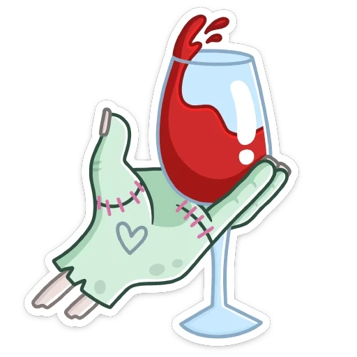 renne, emoji wein