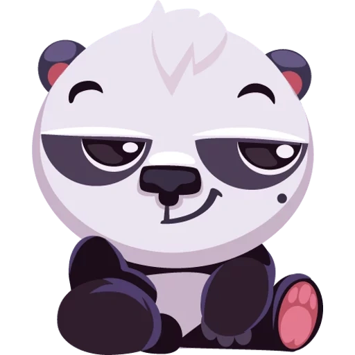 panda, pandochka, panda rensha, cartoon panda, pandochka aufkleber