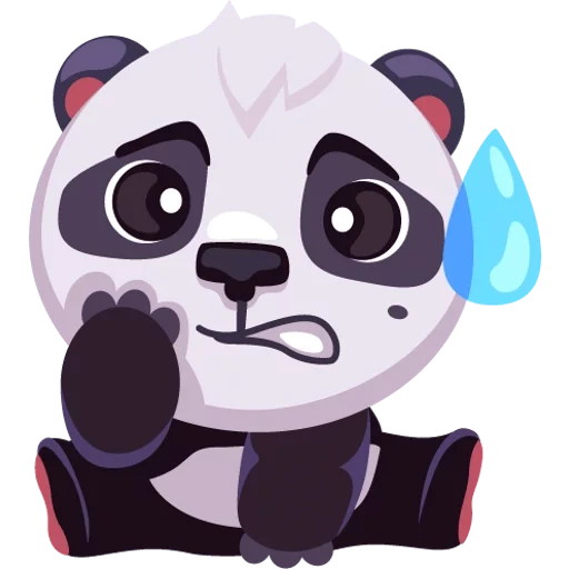 panda, panda rensha, emoji panda, panda de dibujos animados