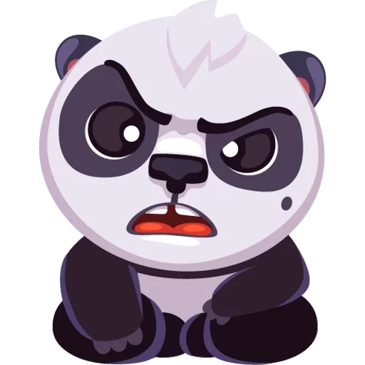 panda, panda rensha, emoji panda, panda de dibujos animados