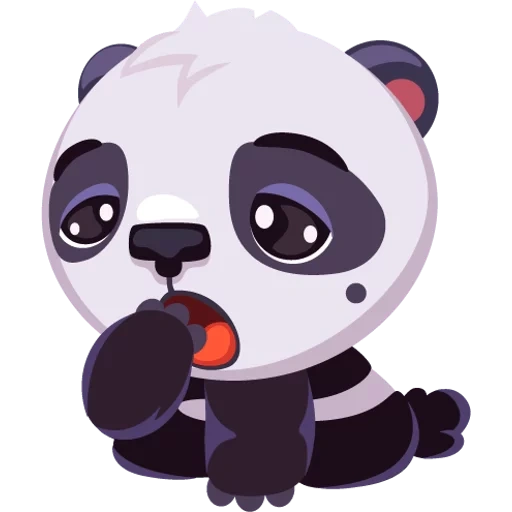 panda, panda rensha, panda panda, cartoon panda, pandochka aufkleber