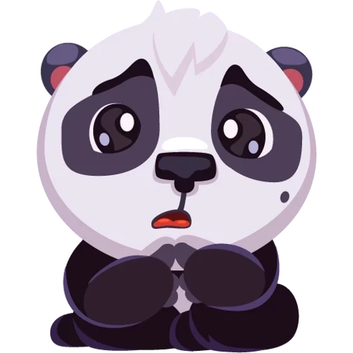 the panda, pandotschka, panda ren tree, süße panda, cartoon panda