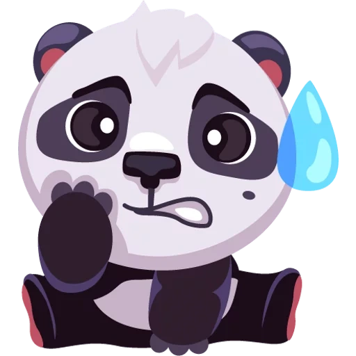 panda, panda rensha, panda doux, panda de dessins animés