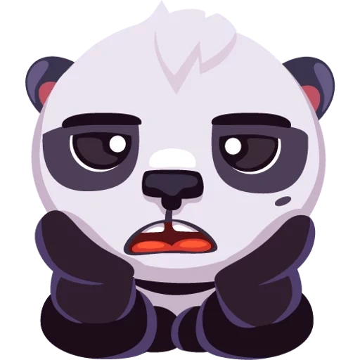 the panda, panda ren tree, panda post, cartoon panda