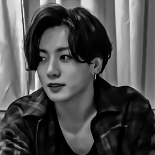 asiatico, jungkook, jung jungkook, bts jungkook, jungkook con i capelli lunghi