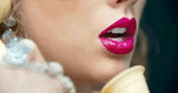 lèvres, filles, lèvres brillantes, rouge à lèvres en forme de lèvre, femme à lèvres