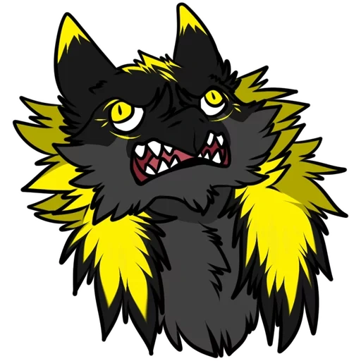 wolf, anime, warrior cat, loup à trois yeux, tête de loup-garou