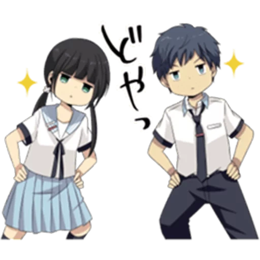 relife, anime lucu, gambar anime, hidup berulang, karakter anime