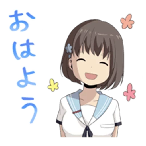 kanojo, relife, corpse party, imagen de animación, paquete de expresión fiel