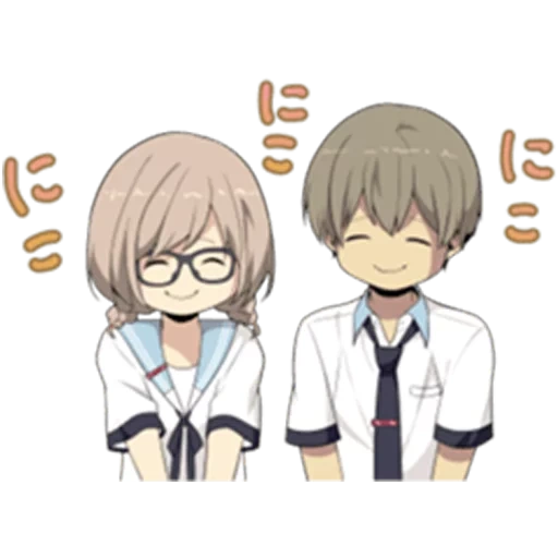 relife, bild, honeyworks chibi, wiederholtes leben