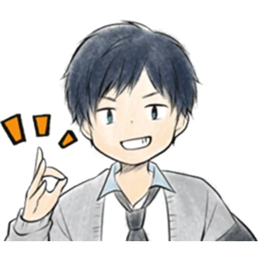 relife, figure, relife animation, anime picture, cartoon characters