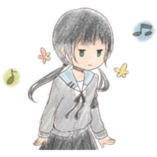 figure, relife animation, anime picture, chibi animation gul, cartoon characters