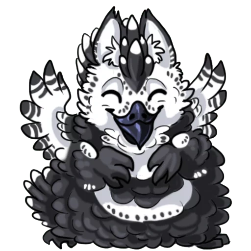 wolf sketch, anime wolf, tiny bunny spikes, furry chibi icon, cartoon animals