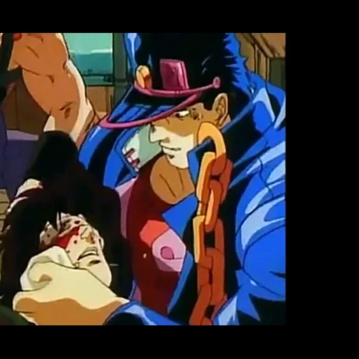 джотаро куджо ova, джотаро куджо 1993, джотаро куджо 1998 ova, stardust crusaders 1993, невероятные приключения джоджо 4 сезон