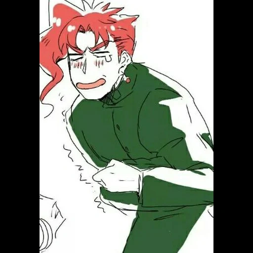 kakyoin, нориаки какёин, аниме персонажи, какёин нориаки битва дио, jojo's bizarre adventure какёин нориаки